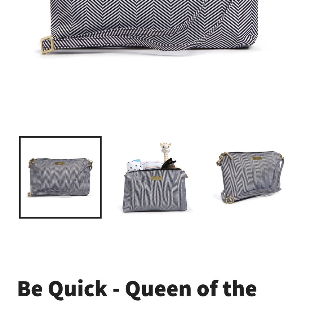Be right back jujube diaper bag and accessories